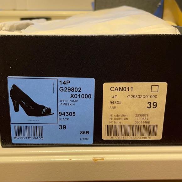 Chanel open lamb skin pumps - Picture 8 of 9